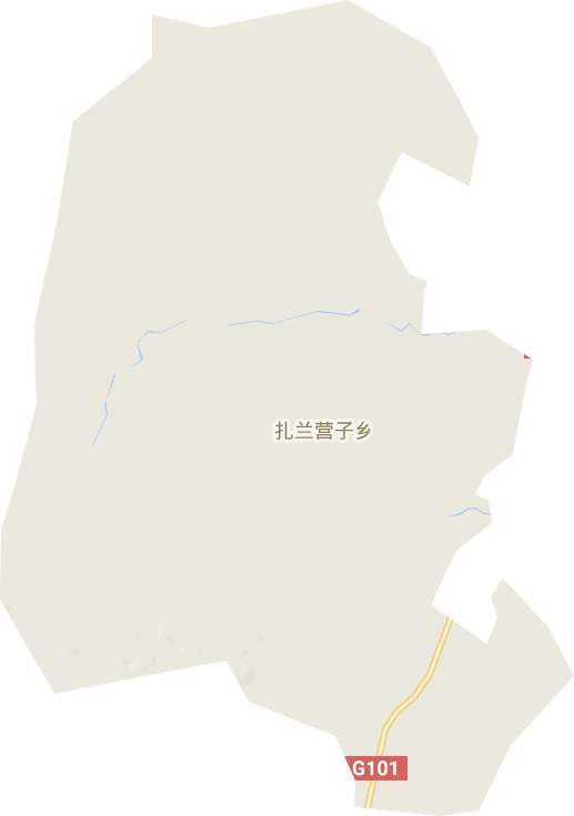 扎蘭營子鎮電子地圖