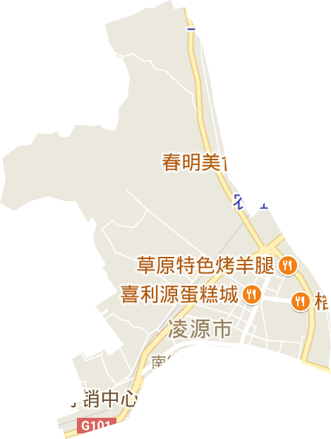 北街街道電子地圖