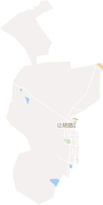 讓胡路區電子地圖