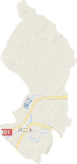河口街道電子地圖