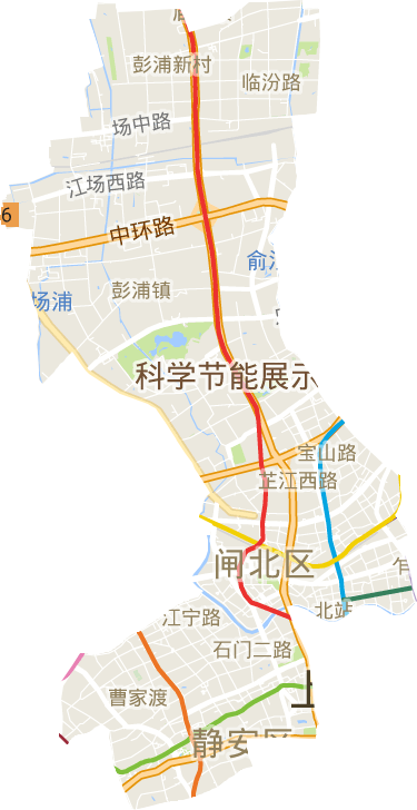 靜安區電子地圖