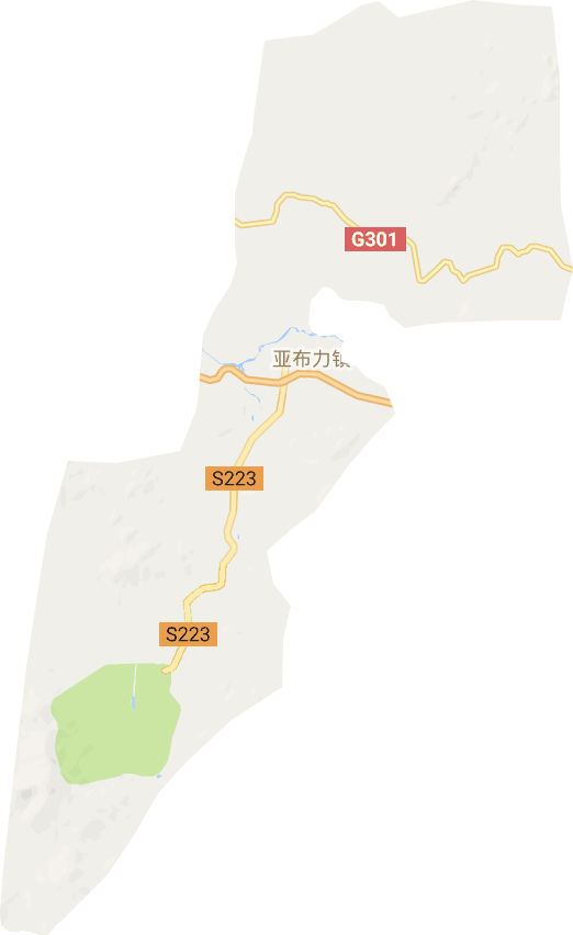 亞布力鎮電子地圖