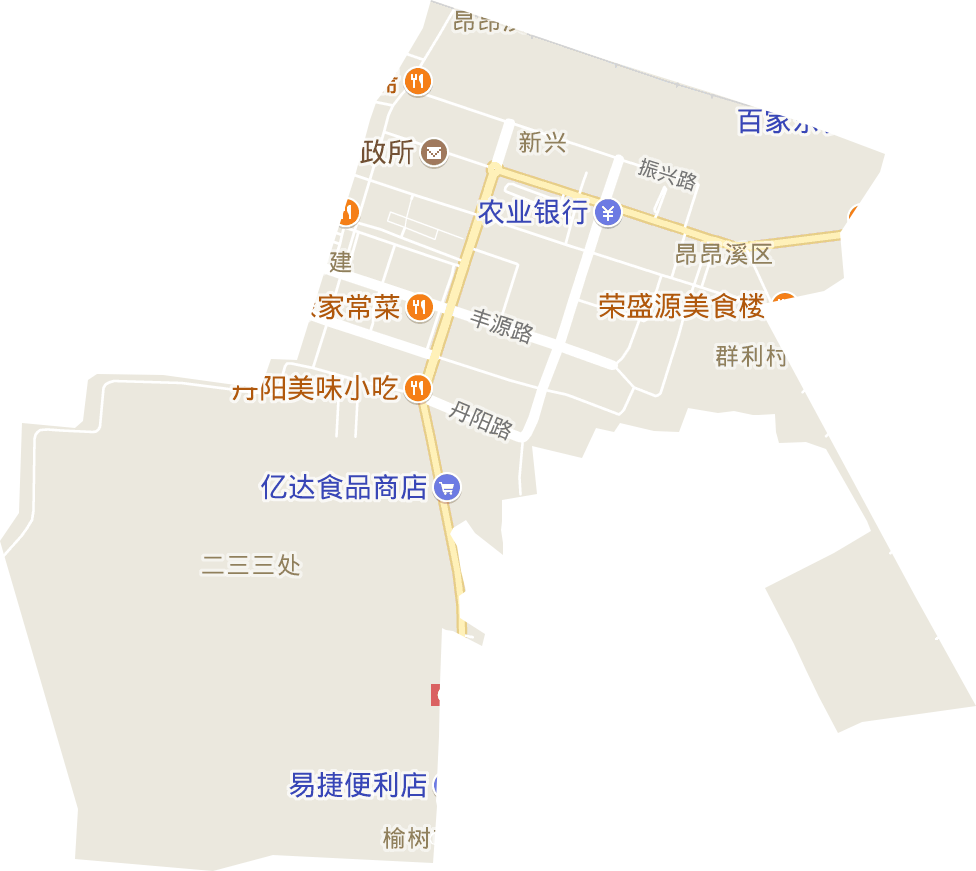 新興街道電子地圖