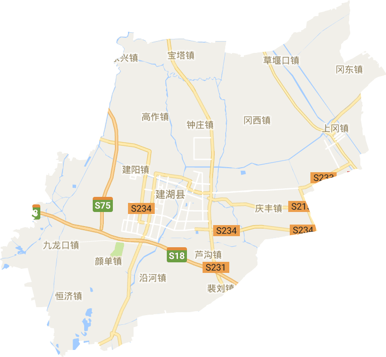建湖縣電子地圖