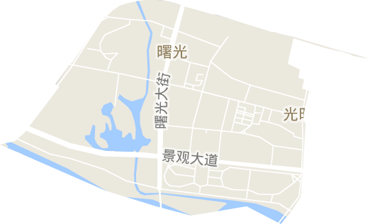 曙光街道電子地圖