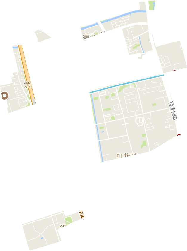 虹梅路街道電子地圖