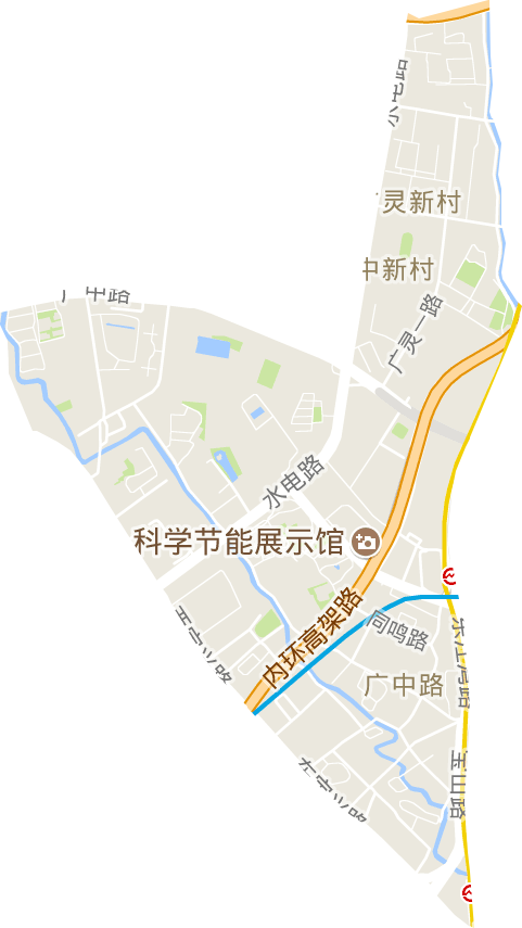 廣中路街道電子地圖