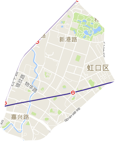 嘉興路街道電子地圖
