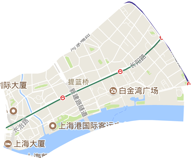 提籃橋街道電子地圖