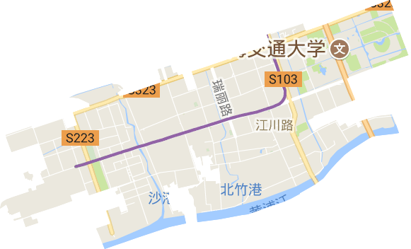 江川路街道電子地圖