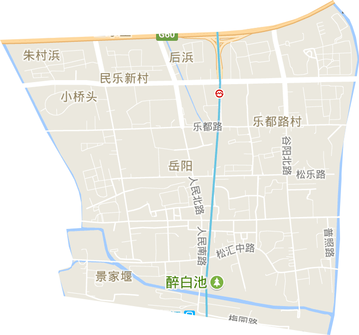 岳陽街道電子地圖