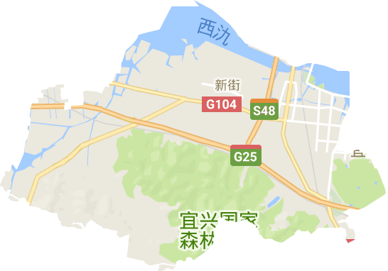 新街街道電子地圖