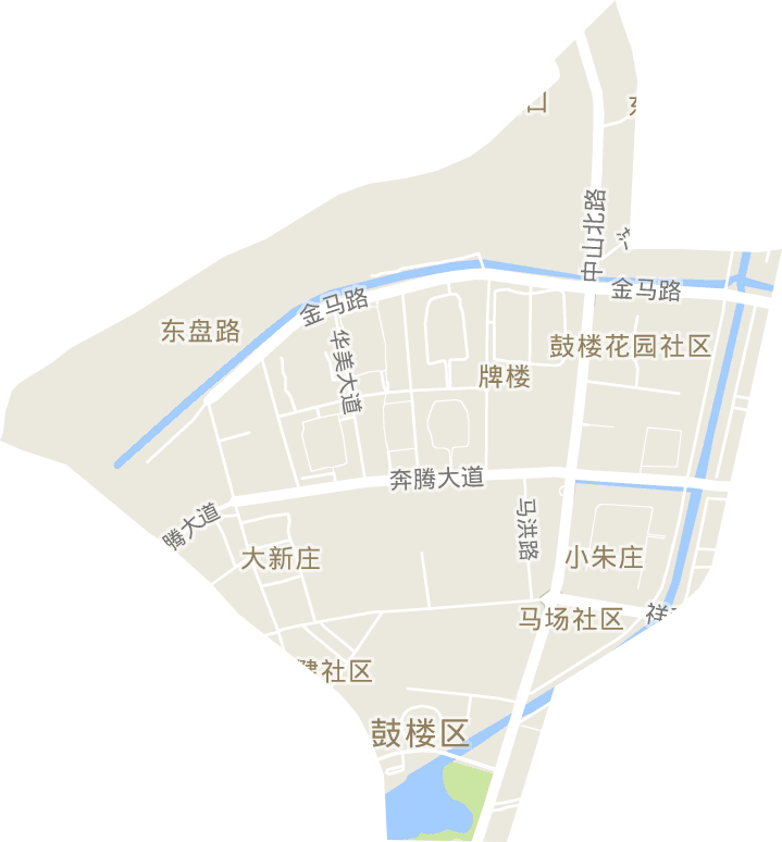 牌樓街道電子地圖