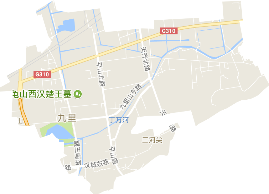九里街道電子地圖