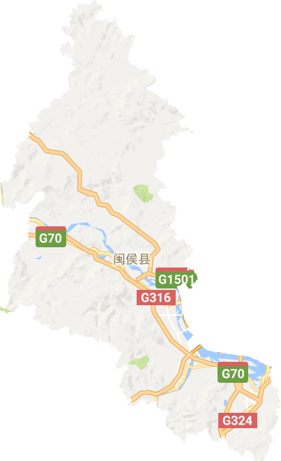 閩侯縣電子地圖