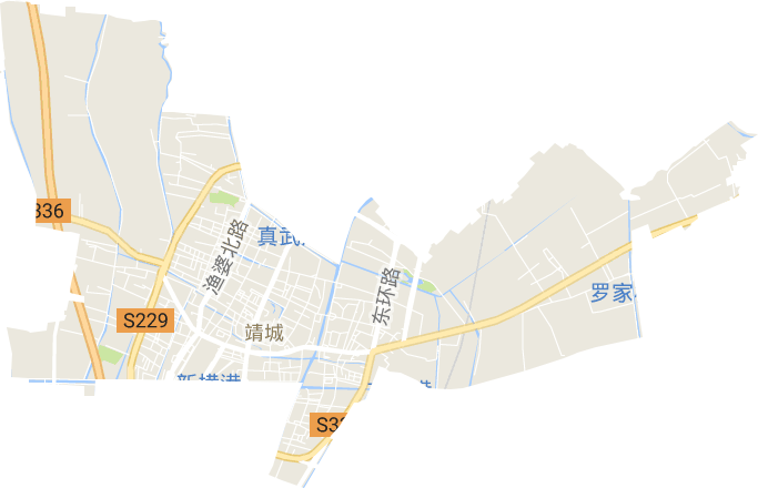 靖城街道電子地圖