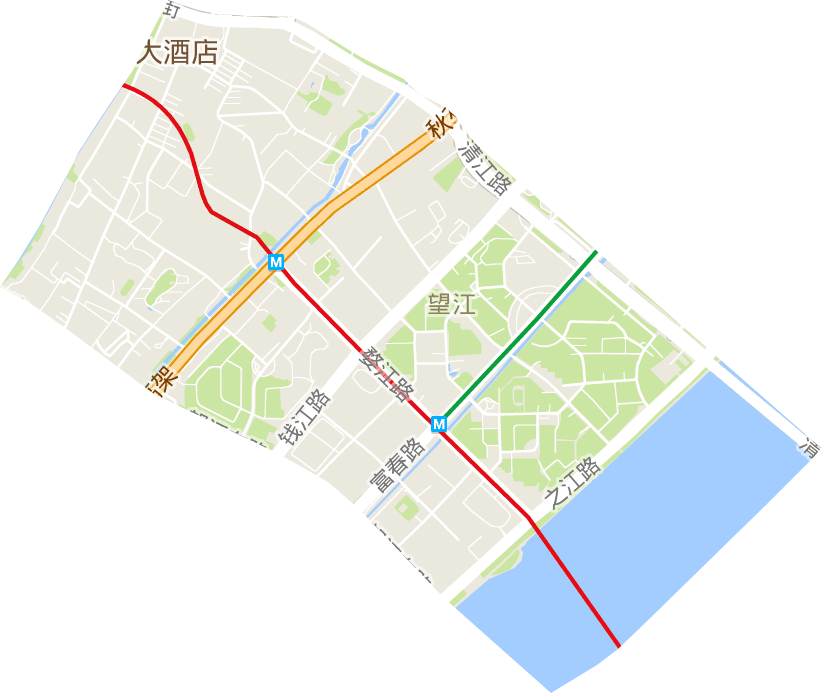 望江街道電子地圖