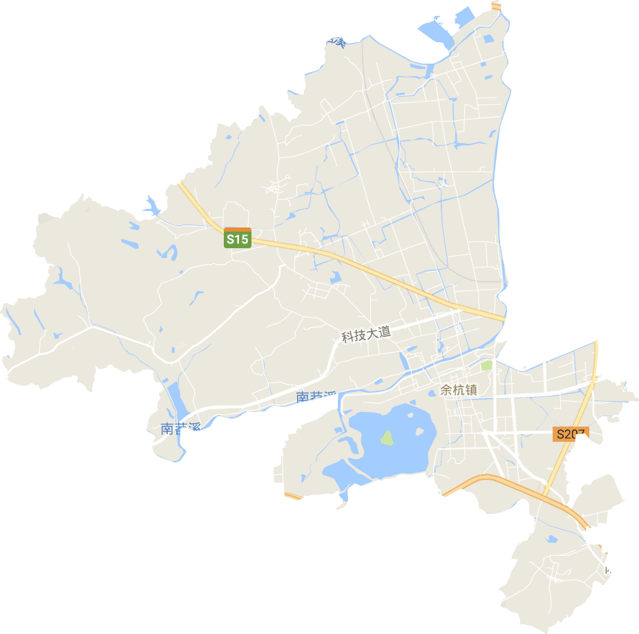 余杭街道電子地圖
