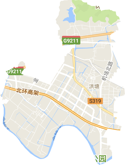洪塘街道電子地圖