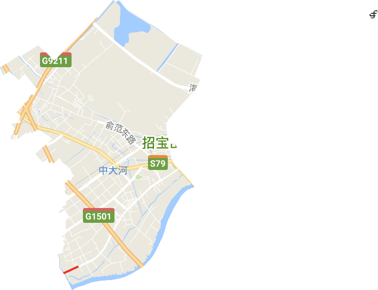 蛟川街道電子地圖
