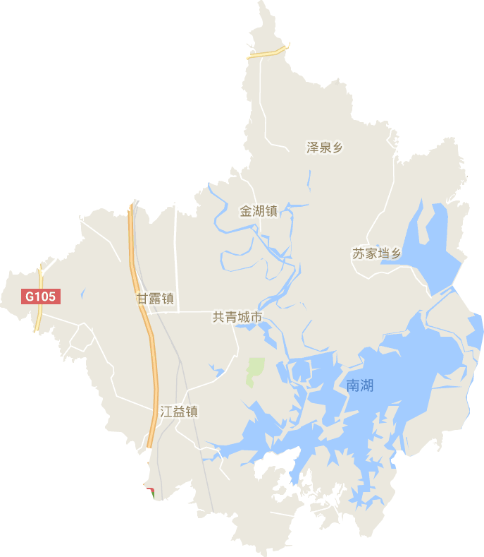 共青城市電子地圖
