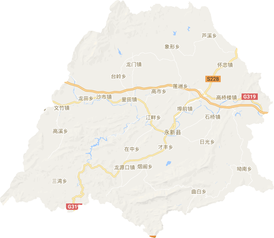 永新縣電子地圖