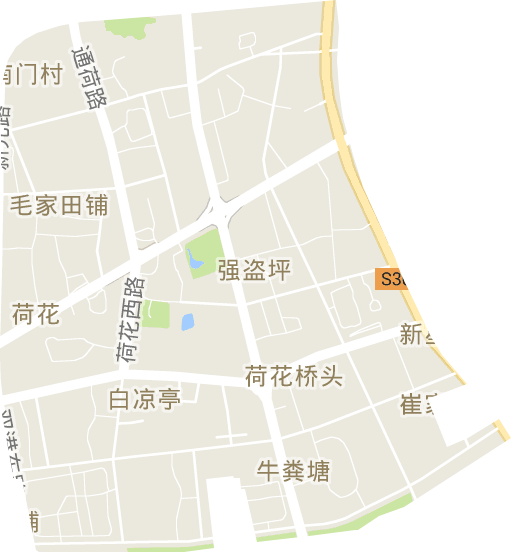荷花街道電子地圖