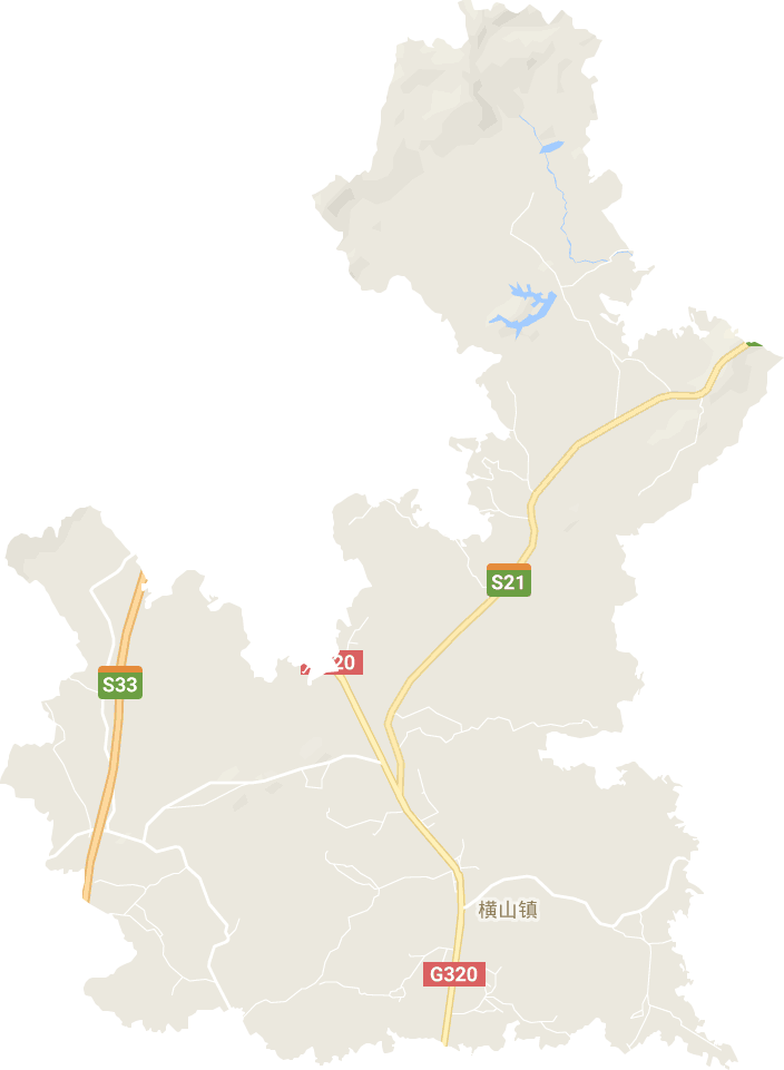 橫山鎮(zhèn)電子地圖