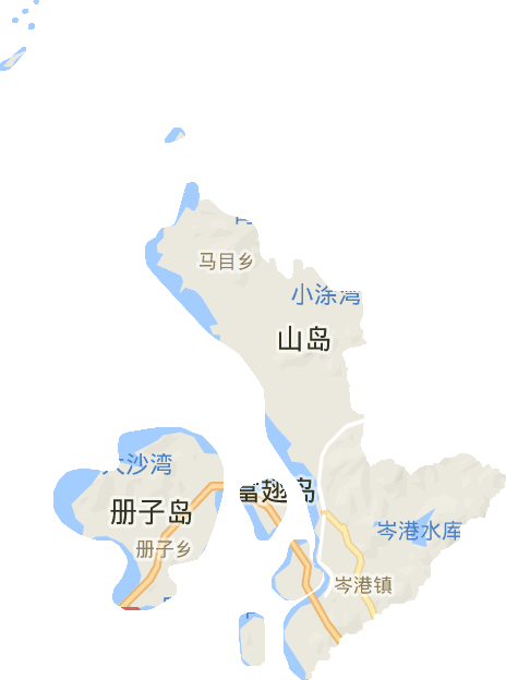 岑港街道電子地圖