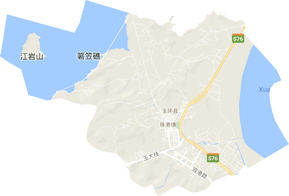 玉城街道電子地圖