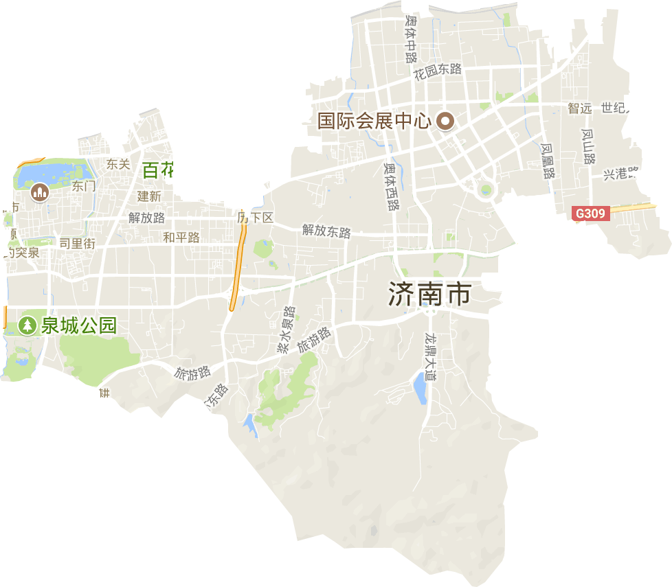 歷下區電子地圖