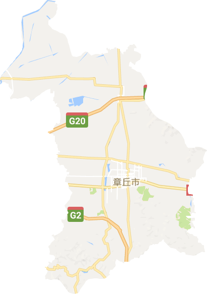 章丘區電子地圖