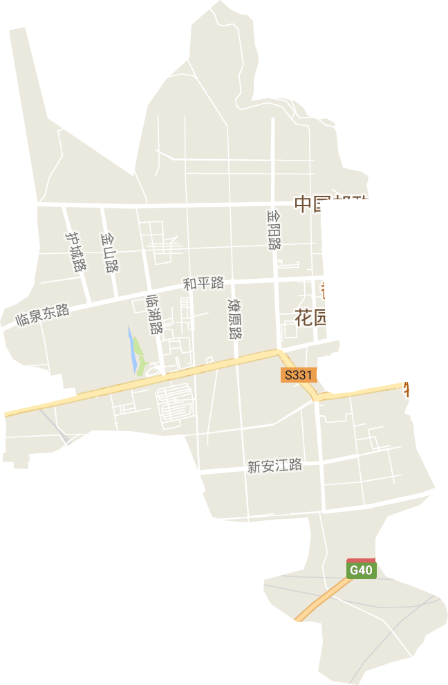 肥東新城開發區電子地圖