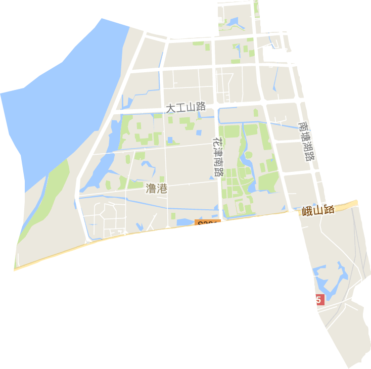 瀂港街道電子地圖