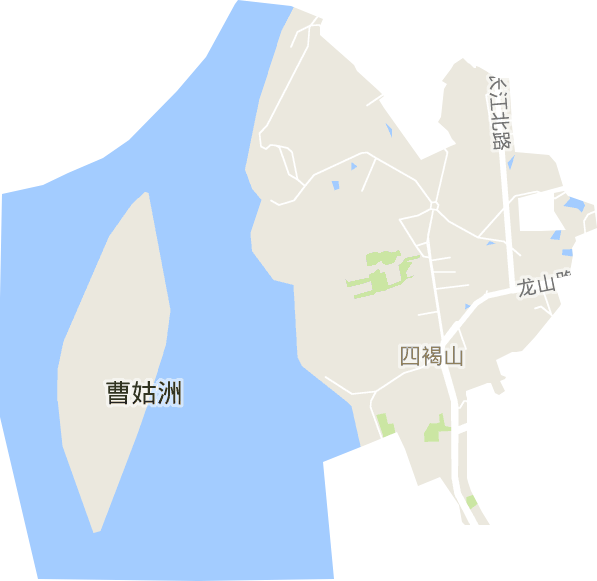 四褐山街道電子地圖