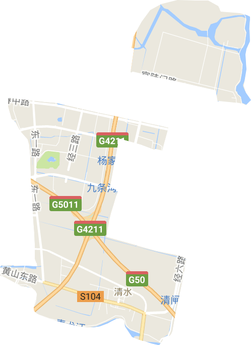 清水街道電子地圖