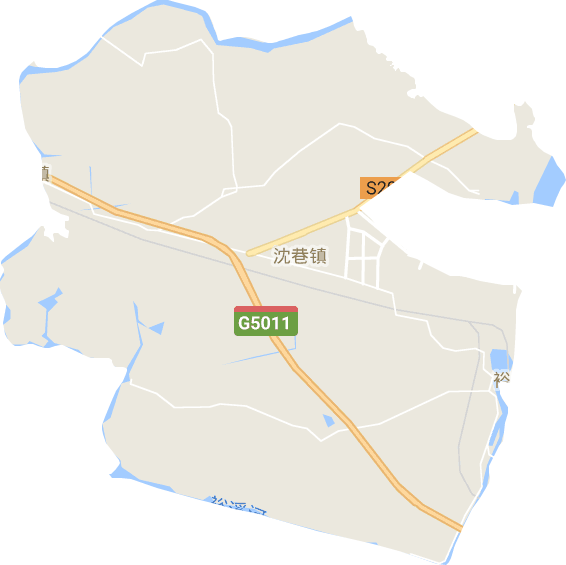 沈巷鎮電子地圖
