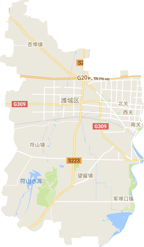 濰城區電子地圖