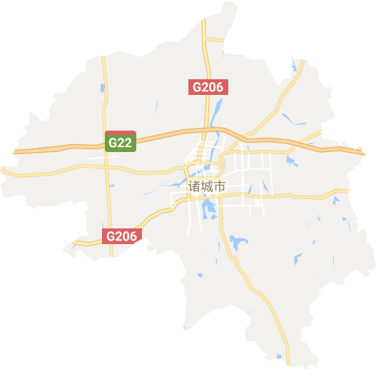 諸城市電子地圖