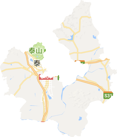 岱岳區電子地圖