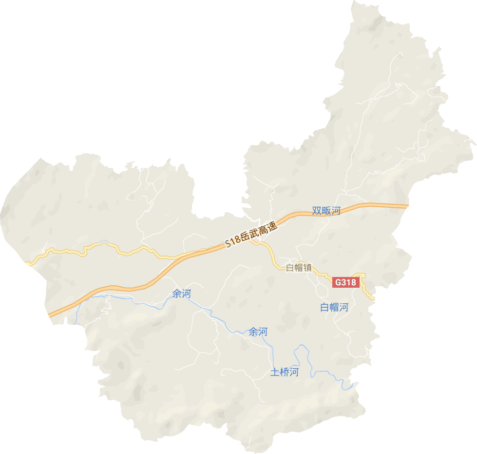白帽鎮電子地圖