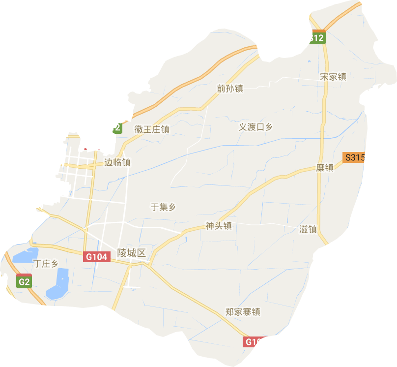 陵城區電子地圖