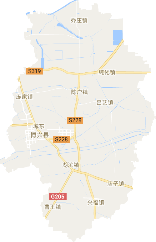 博興縣電子地圖