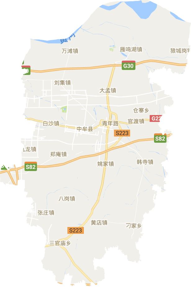中牟縣電子地圖