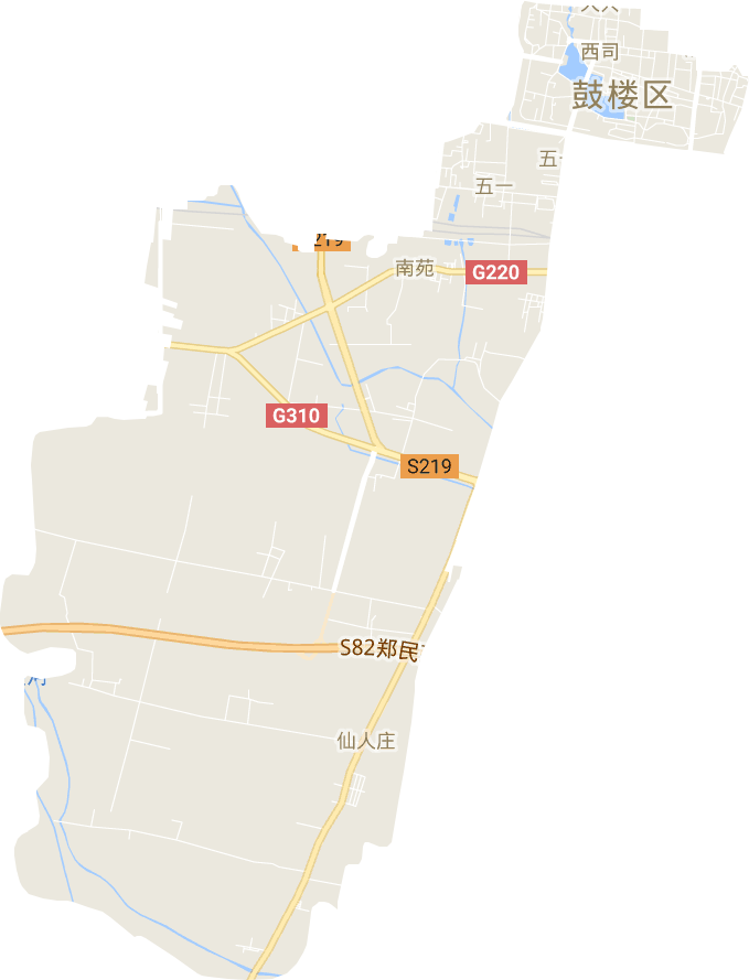 鼓樓區電子地圖