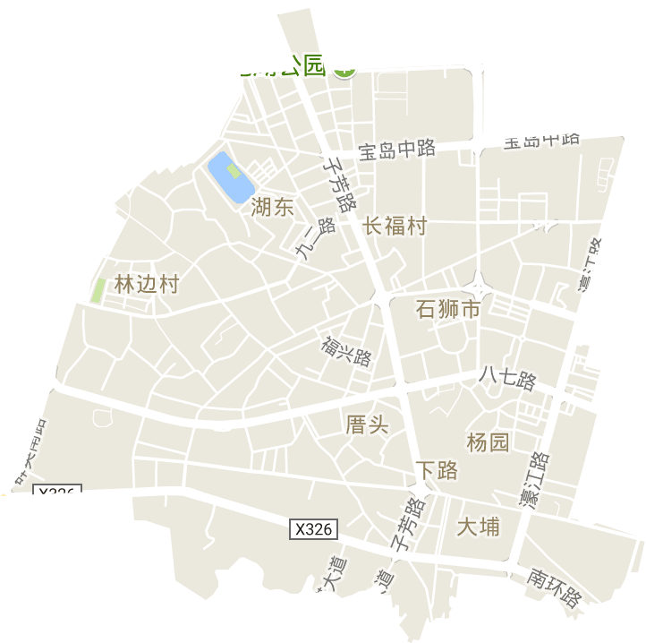 湖濱街道電子地圖