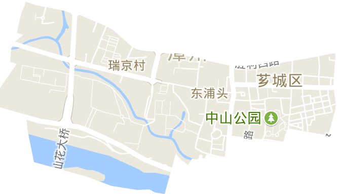 東鋪頭街道電子地圖