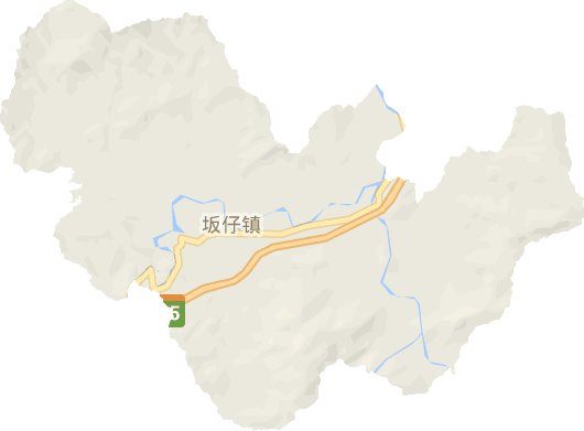 坂仔鎮電子地圖