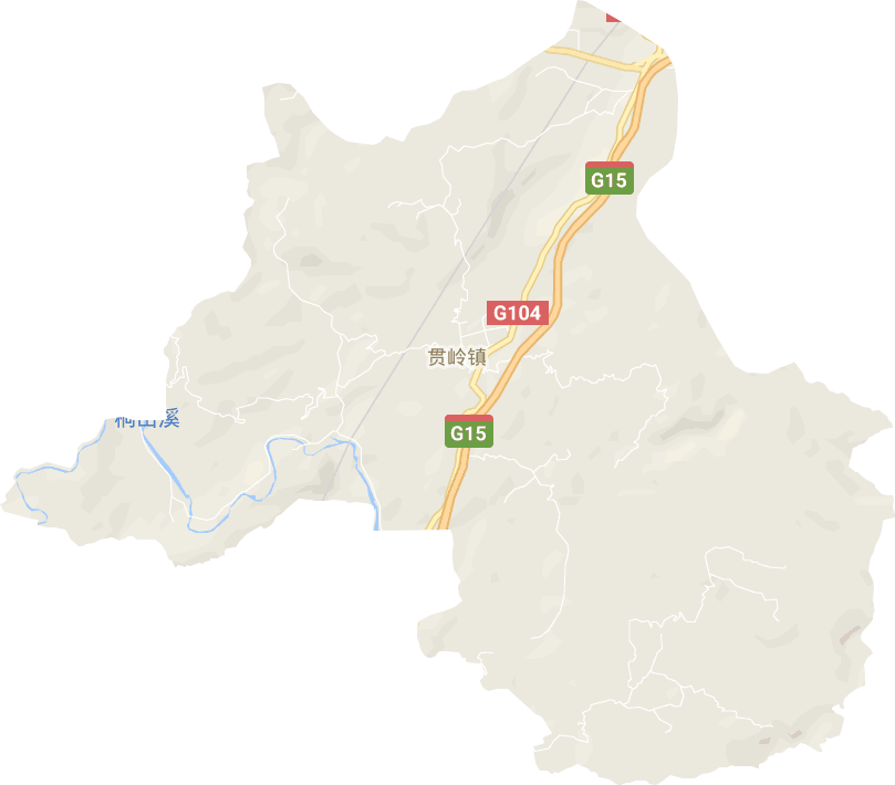 貫嶺鎮電子地圖