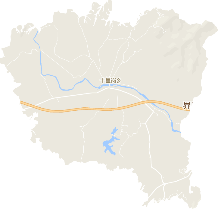 十里崗鄉電子地圖